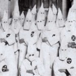 This pictured appeared in the 1922 Rice Institute yearbook. The author found no mention of Klan presence in the Student Association minutes for 1921-1922, although mention of it was found in the humor section of the same volume spoofing "Colonel Mayfield's Weekly." Photo courtesy of Houston Metropolitan Research Center, Houston Public Library.