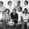 Mollie Parrott, standing 4ourth from left and joined by daughter Carroll, attended numerous club meetings with other African American women in her effort to combat society's racism.