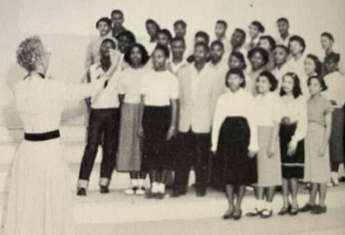 A Cappella Choir_Hazel E. Lewis Choir Director_1953 Yates YB_Gregory